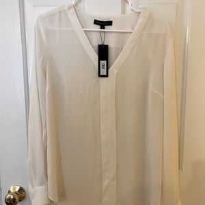 Banana Republic White Blouse